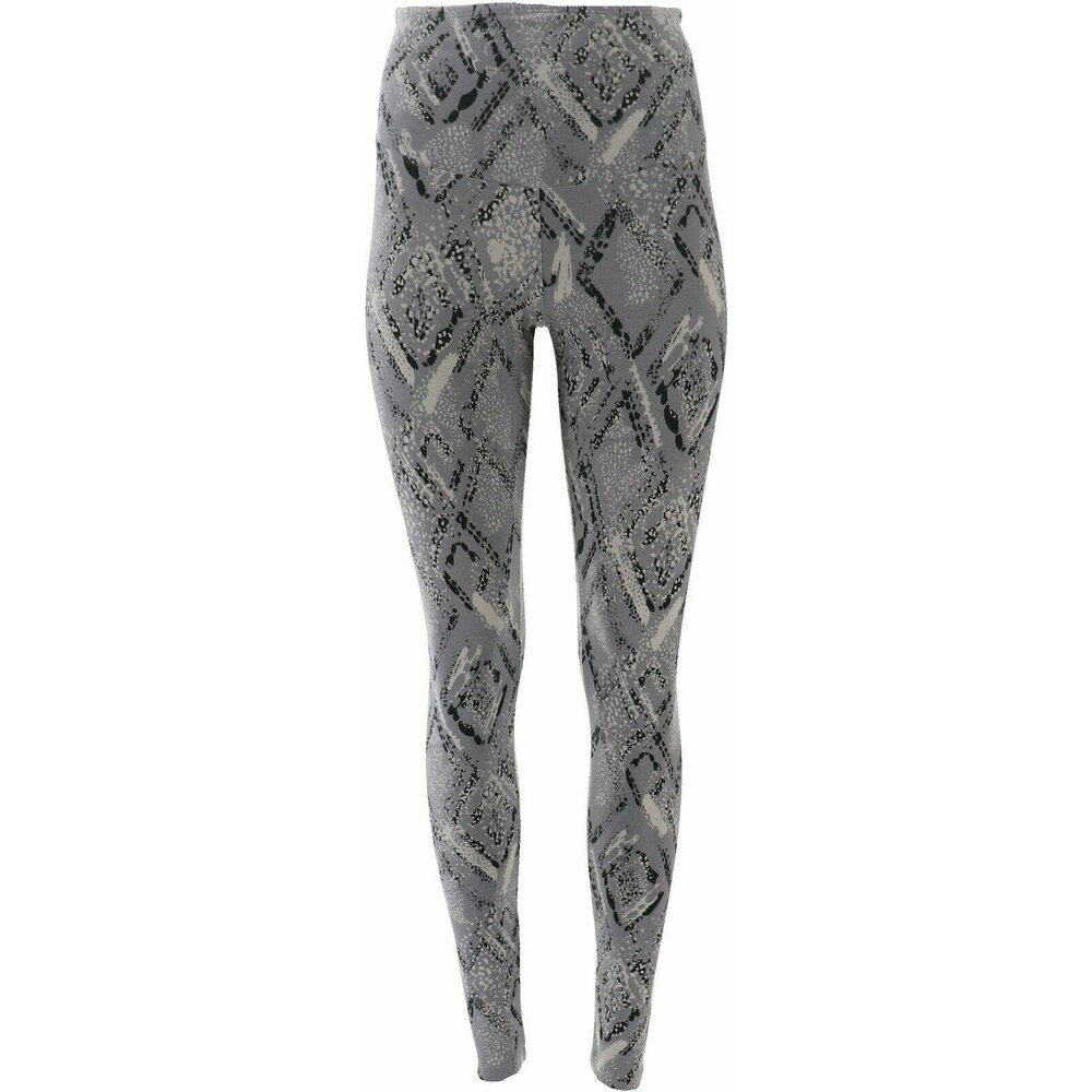 New Womens M Activewear Leggings Rachel Slimming Yummie Pant Yoga Shaping Gray